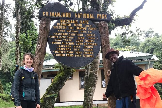 1 Day Kilimanjaro Hiking - Machame Route - The Southern Circuit and views toward the ice