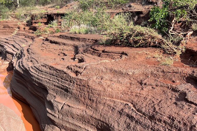 5-Hour Private Guided Tour in Lake Chala with Lunch - Volcanic bedrock and the viewpoint toward Lake Jipe