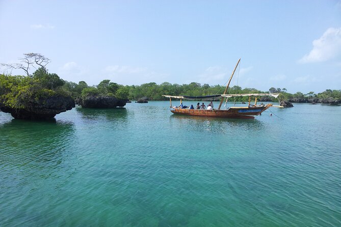 A Full Day Safari Blue Tour And Blue Lagoon - Leaving Fumba in a wooden dhow