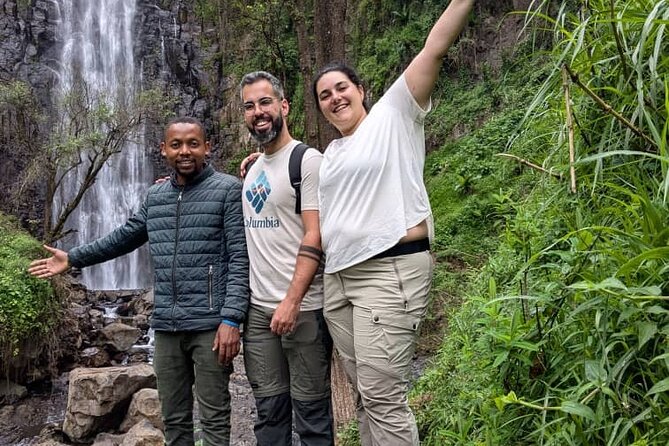 Bodaboda Experience to Materuni Waterfall and Coffee Tour - Walking through coffee and banana country