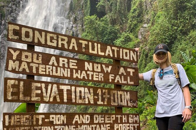 Day trip Materuni watsrfalls and chemka hotsprings tour - Walking through Chagga country to the waterfall