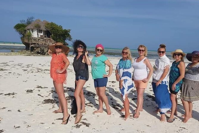 Dolphin tour, Jozani Forest, Jambiani Kuza Cave, Paje Beach &The Rock restaurent - Lunch at The Rock Restaurant