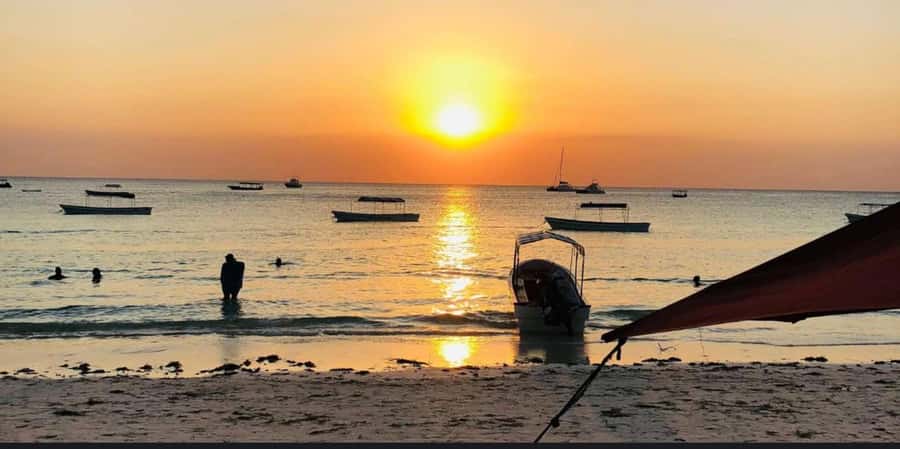 FROM NUNGWI; SUNSET DHOW CRUISE EXPERIENCE - The sunset is the main event
