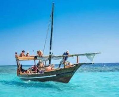 From Paje/Jambian: Safari Blue Snorkelling with Lunch