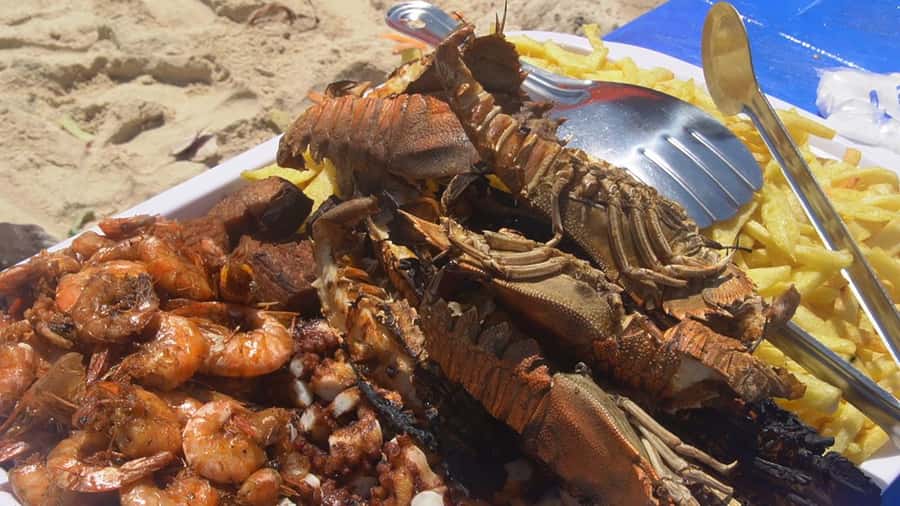 From Zanzibar: Prison Island With Nakupenda Tour - Seafood lunch on the sand
