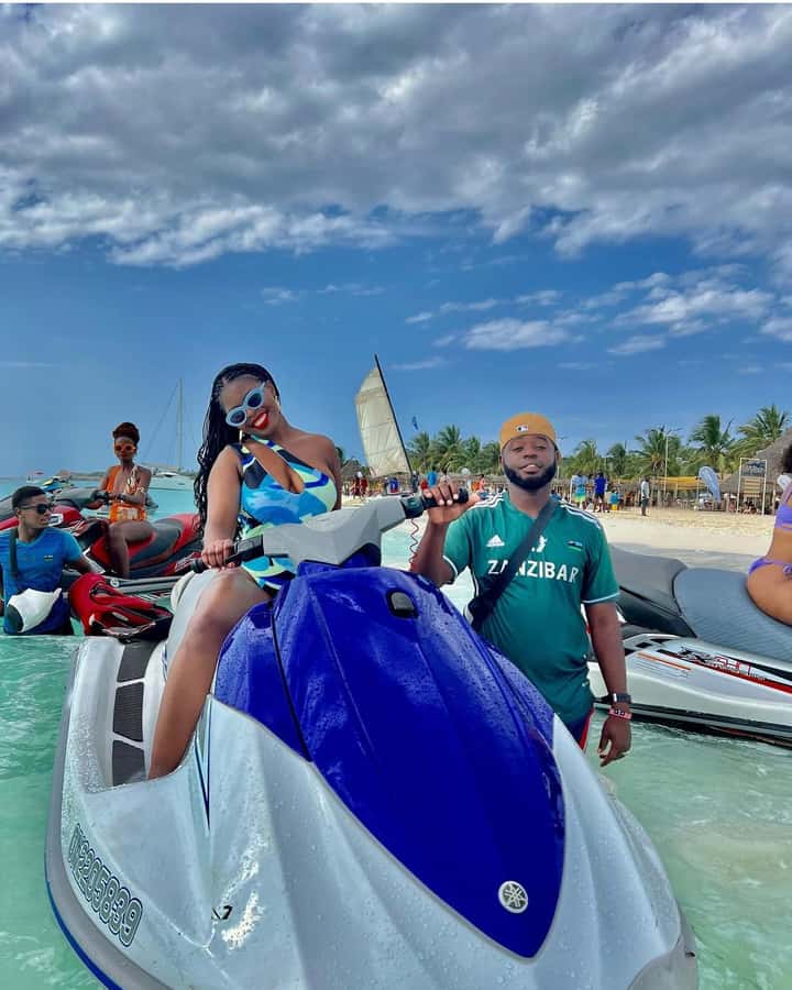 Jet Ski Adventure Zanzibar :Fun at Kendwa/Nungwi Beach - Riding past Kendwa and Nungwi’s resorts
