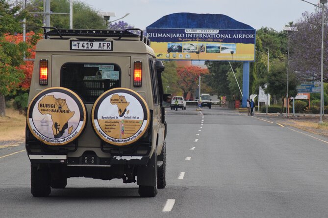 Kilimanjaro Airport Transfer | Pick Up & Drop up | With BURIGI CHATO SAFARIS LTD - Possible scenic stops and extra requests