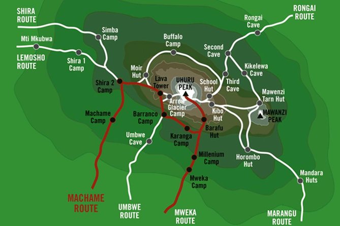 KILIMANJARO MACHAME ROUTE, (Climb 7days) - Day 1: Forest trails after the drive from Arusha