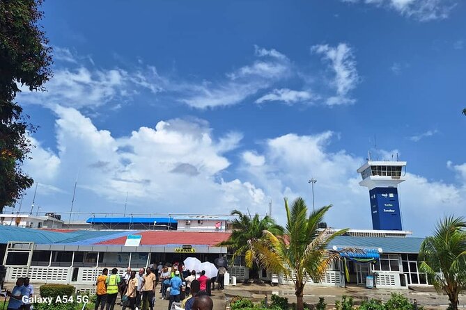 Kisauni Airport Private Transfer to Nungwi Zanzibar or Kiwengwa - The airport meeting point and named sign