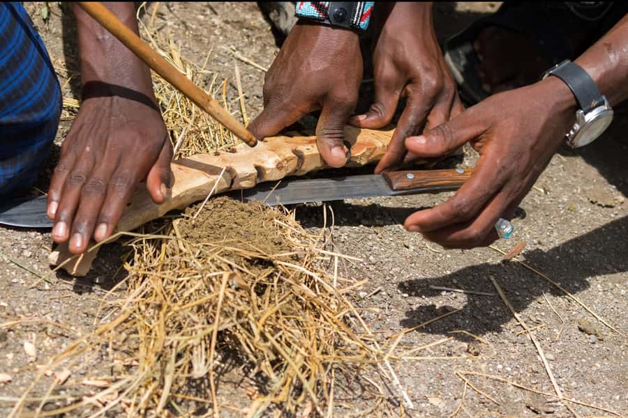 Maasai Boma Cultural Experience (maasai village tour) - Walking through daily Maasai routines