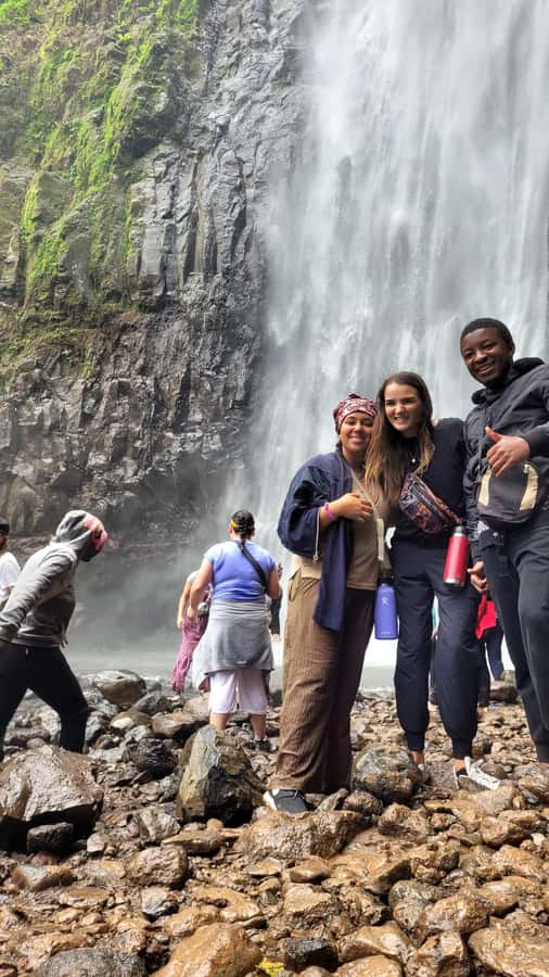 Moshi: A Day Tour To Materuni Waterfall - Making Materuni coffee by hand