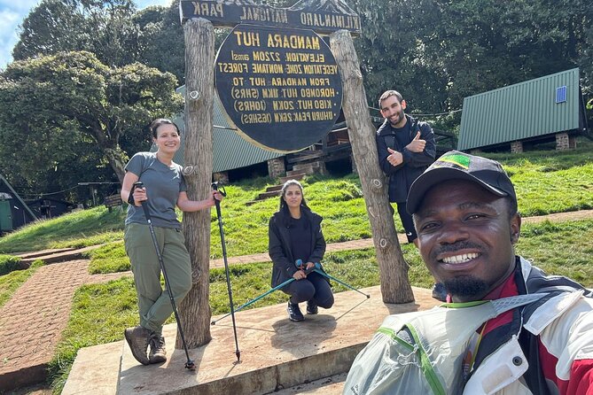 One Kilimanjaro Day hike Tour ISMANI TOURS AND SAFARIS - The return to Marangu Gate