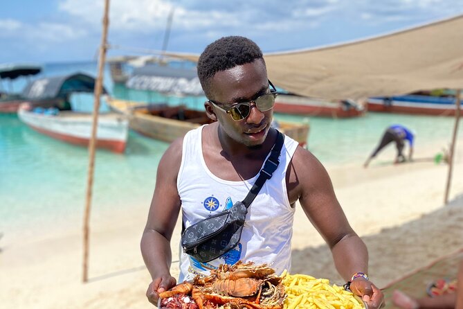 Prison Island + Nakupenda Tour - Nakupenda’s sand, reef, and seafood