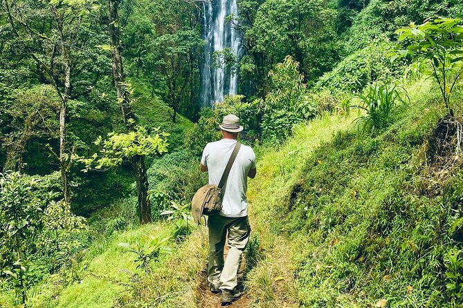 Private Day Trip to Materuni Waterfall and Coffee Tour - Standing Beside the Waterfall