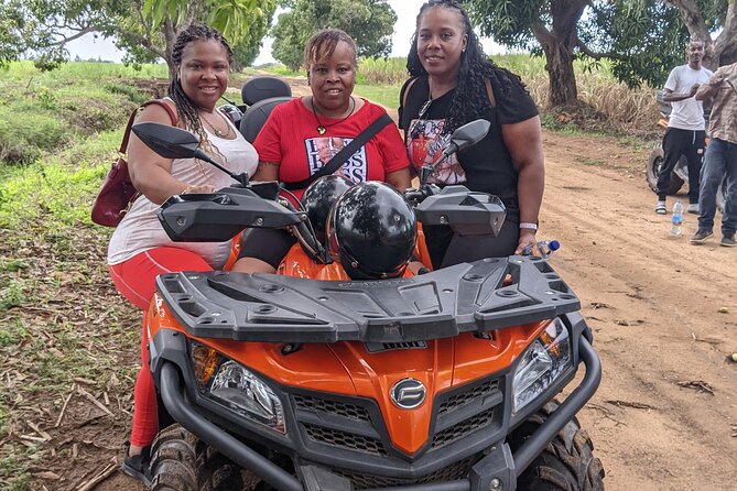Quad Bike Village Tour - Starting safely on a fully automatic ATV