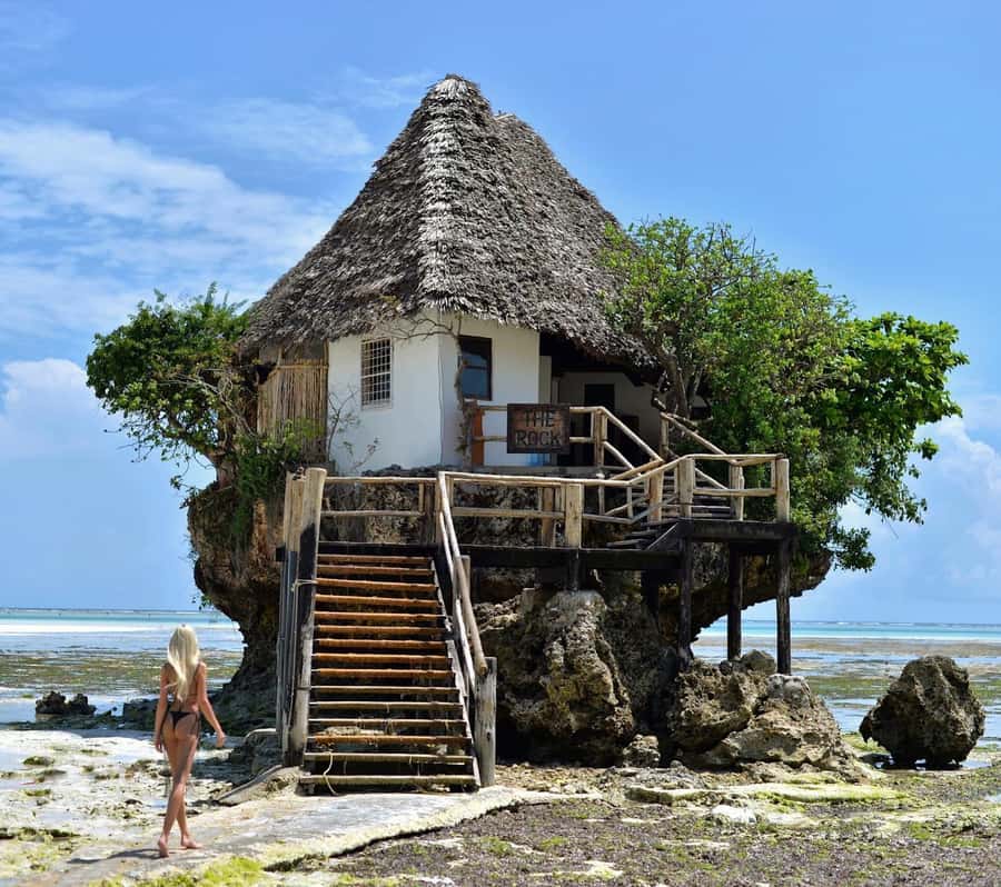 Salam cave turles swimming, paje beach , the Rock Restaurant - Key points at a glance