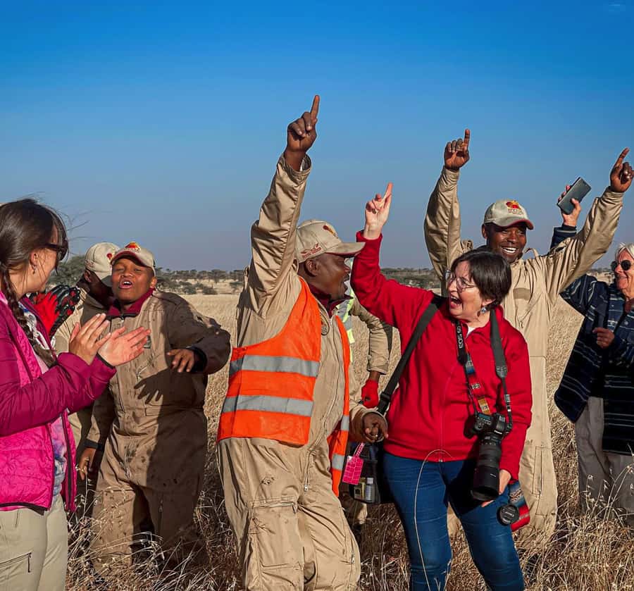 Serengeti Balloon Ride and Luxury Bush Breakfast - Coffee, safety instructions, and the first light