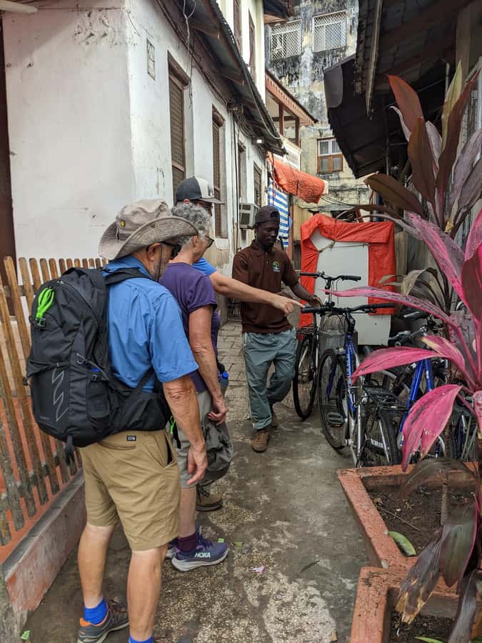 Spice Farm Bike Tour: Pedal Through Aromatic Adventures - Meeting your guide in Stone Town
