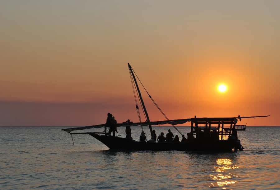 Sunset Dhow from Kendwa/Nungwi Magic Hour on the Ocean - Why group size matters on a $14 cruise
