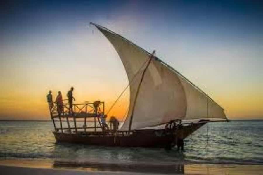sunset dow cruise at kendwa beach - Waiting at Kendwa Beach Before Boarding