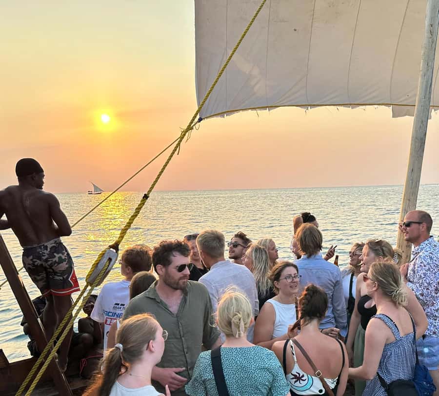 Sunset party cruise in Zanzibar with BoomBoom Boat - Why this Zanzibar sunset cruise is different