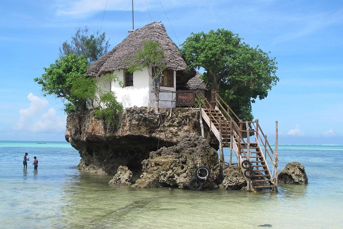 The Rock Restaurant & Blue Lagoon Half Day Tour in Zanzibar - One hour on a Zanzibar sandbank