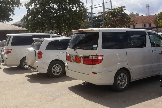 Transport in Zanzibar - The driver contact is useful when flights change