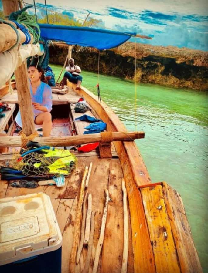ZANZIBAR: BLUE SAFARI TOUR WITH LUNCH - The white sandbanks of Menai Bay