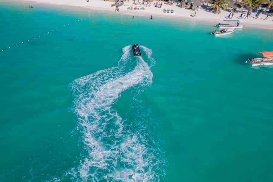 Zanzibar: Jetski with Hotel Pickup, Drone Photos & Video - How the timing works in real life