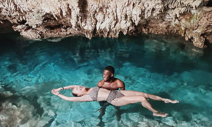 Zanzibar: Jozani forest + Kuza cave visit & Paje beach tour - Kuza Cave’s clear underground pool