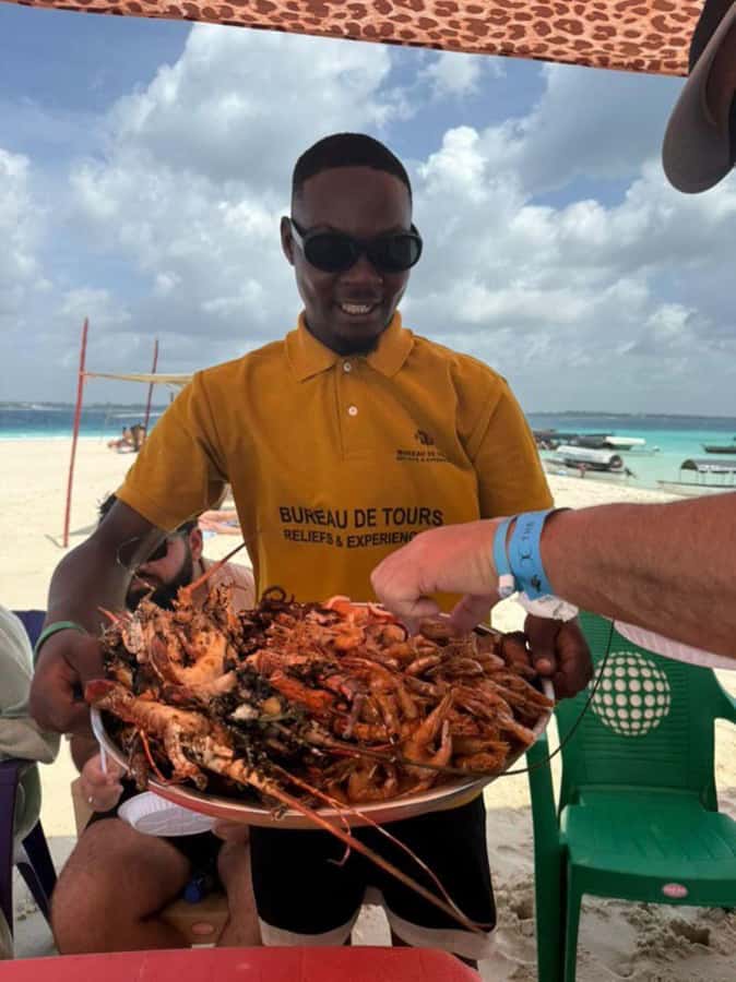 Zanzibar: Prison Island & Nakupenda Boat Tour with BBQ Lunch - Swimming and snorkeling in changing conditions