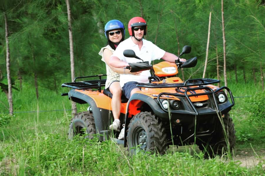 Zanzibar: Quad Bike Adventure Tour to a Local Village - The village visit and shared tropical fruit