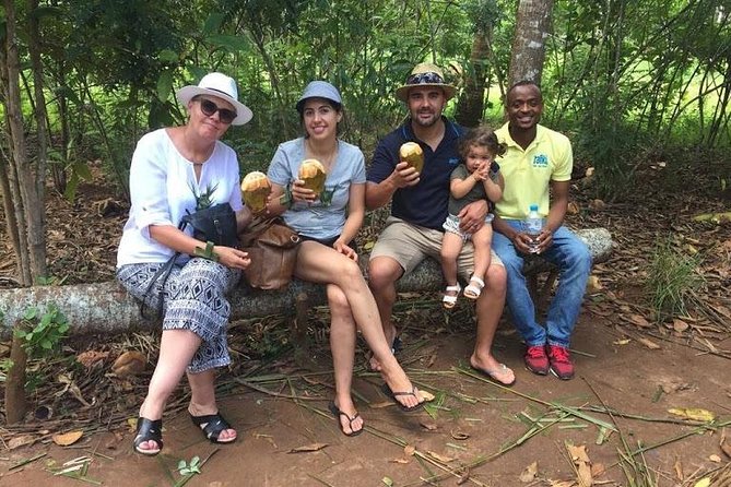 Zanzibar Spice Farm Tour - Fruit tasting beside the spice beds