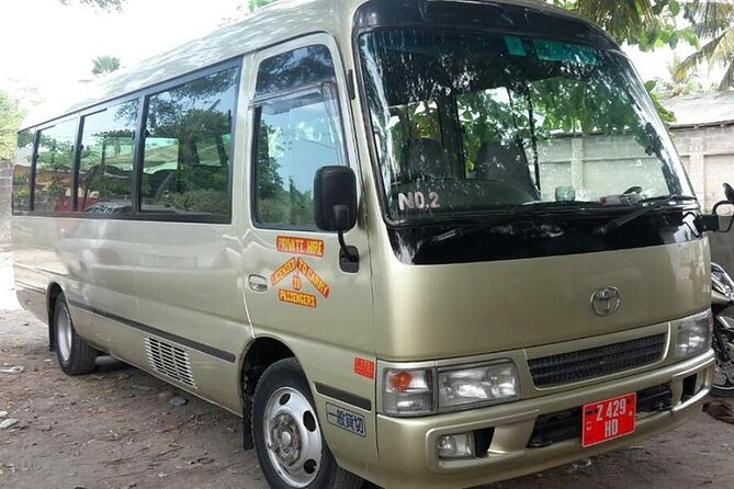 Zanzibar Taxi Service - Why a private group fare can be good value