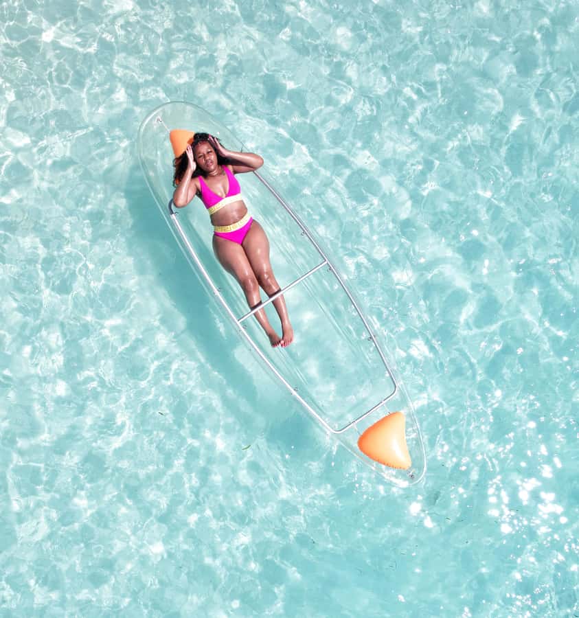 Zanzibar: Transparent Kayak and Drone (with Pickup Included) - Is $39 a Fair Price?