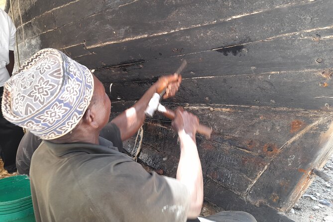 Zanzibar Tumbatu Island Cultural Experience - The old baobabs and a school beneath the trees