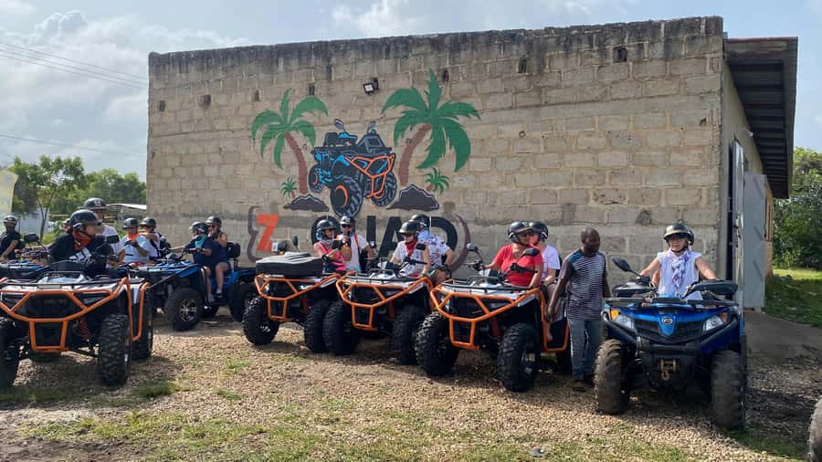 Zanzibar: Zenji ATV Tour - Rice fields, sugar cane, and the fish market